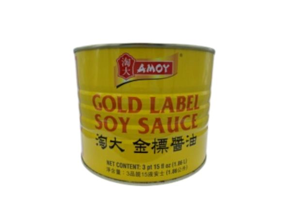 (Amoy)Gold Label Soy Sauce(6cn/cs)