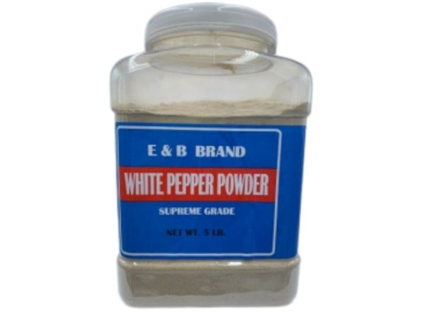(E&B)White Pepper Powder 5lb/cn