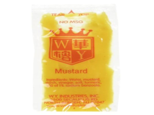 (WY)Mustard Sauce Pack(500/cs)