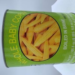 (Elephant King) Whole Baby Corn 6cn/cs
