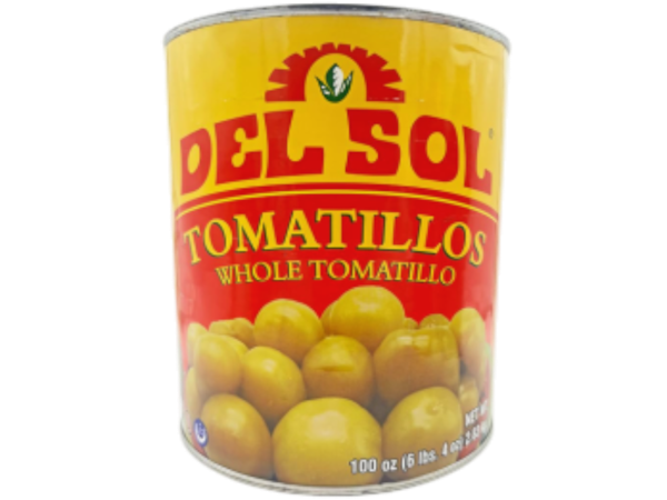 (Del Sol)Whole Tomatillo(6/#10 cans)